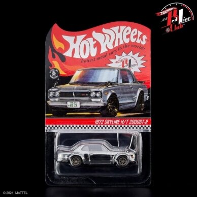 Hot Wheels RLC 1972 Nissan Skyline H/T 2000GT-R silver (No. 26573/30000)