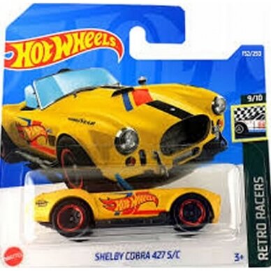 Hot Wheels Shelby Cobra 427 S/C Yellow