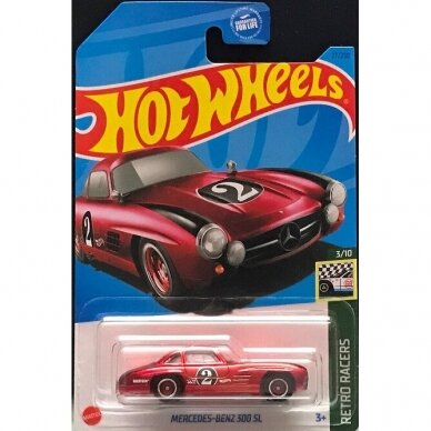 Hot Wheels STH 2023 Mercedes Benz 300 SL Super Treasure Hunt Long Card