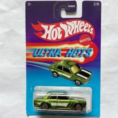 Hot Wheels Ultra Hots Modeliukas 1971 Datsun 510 (yra Sandėlyje)