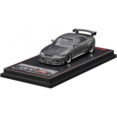 Ignition Models Modeliukas Nissan Nismo R33 GT-R 400R, titanium grey (yra Sandėlyje)