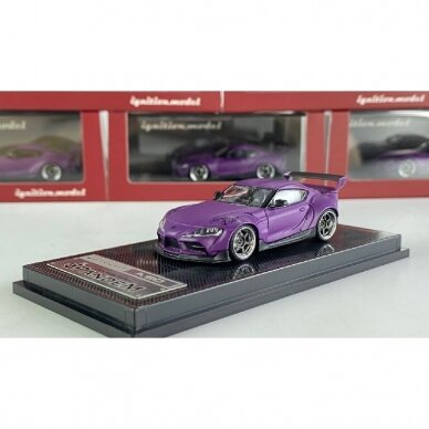 Ignition Models Toyota Pandem Supra A90, matt purple