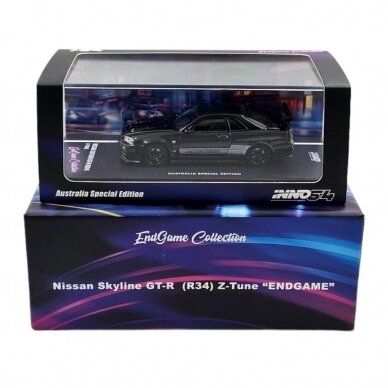 INNO 64 Modeliukas Nissan Skyline GT-R (R34) Z-Tune *Endgame* Australia Special Edition, purple CHASE