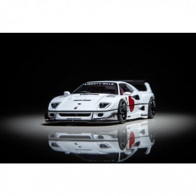 Inno64 2023 LBWK Ferrari F40 Tokyo Salon, white