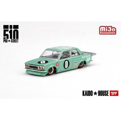 Mini GT Kaido House Modeliukas Kaido House Datsun 510 Pro #0, green