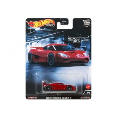 Hot Wheels Premium Modeliukas Koenigsegg Agera R (yra Sandėlyje)