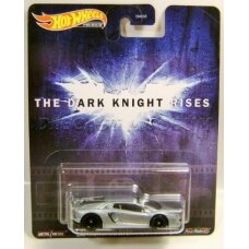 Hot Wheels Premium Modeliukas Lamborghini Aventador Coupe *the Dark Night Rises*, grey (yra sandėlyje)