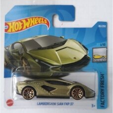 Hot Wheels Modeliukas Lamborghini Sian FKP37 Green - Short Card