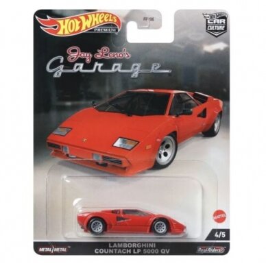 Hot Wheels Premium Lamborghini Countach LP 5000 QV *Jay Leno's Garage*, red