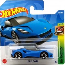 Hot Wheels Lotus Emira Blue HW Exotics 2022 #247 Short Card