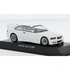 MaxiChamps Modeliukas 1/43 1993 BMW M3 E36 GTR, white (yra Sandėlyje)