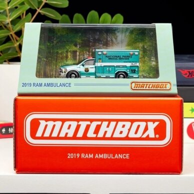 Matchbox RLC Modeliukas 2019 Ram Ambulance (yra Sandėlyje)