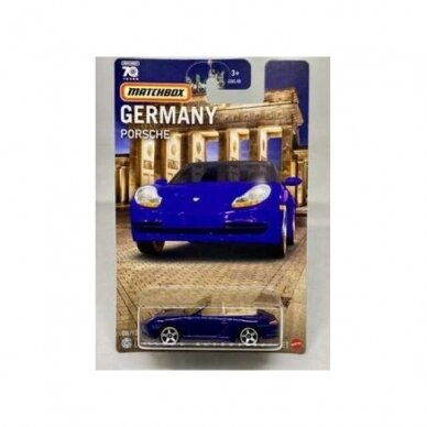 Matchbox Modeliukas Porsche 911 Carrera Cabriolet *Best OF Germany*, blue (yra Sandėlyje)