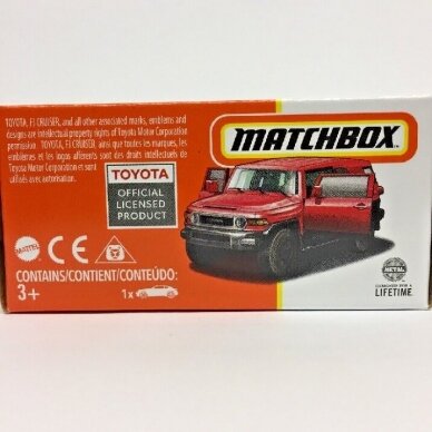 Matchbox Moving Parts Modeliukas Toyota FJ Cruiser (yra Sandėlyje)