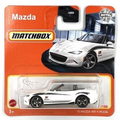 Matchbox Modeliukas Mazda MX-5 Miata White