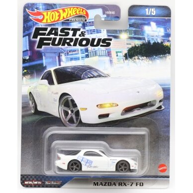 Hot Wheels Premium Modeliukas Mazda RX-7 FD (yra sandėlyje)