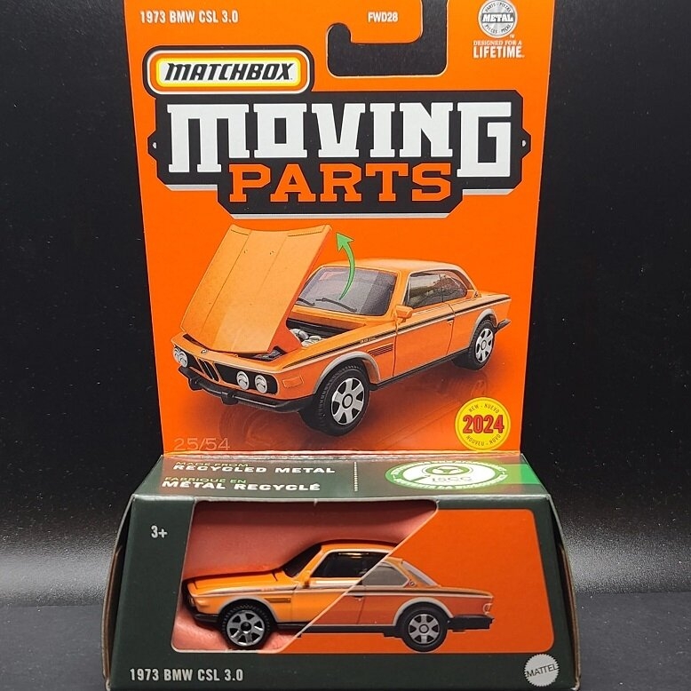 Matchbox Moving Parts 1973 BMW CSL 3.0 orange | Matchbox | Others | E-shop:  Hot Wheels and collectible models