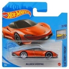 Hot Wheels Modeliukas Mclaren Speedtail Orange HW Factory Fresh