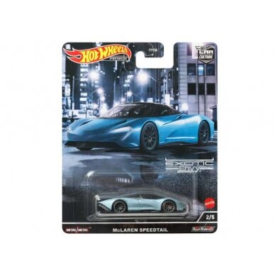 Hot Wheels Premium Modeliukas McLaren Speedtail (yra sandėlyje)