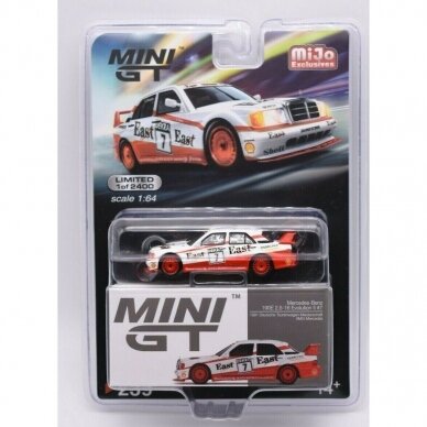 Mini GT Mercedes-Benz 190E 2.5-16 Evolution II #7 *East* 1991 DTM, white/red