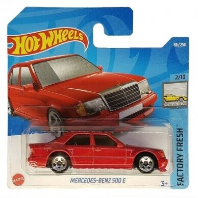 Hot Wheels Modeliukas Mercedes-Benz 500 E - Factory Fresh 2/10