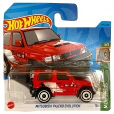 Hot Wheels Modeliukas Mitsubishi Pajero Evolution red short card (yra sandėlyje)