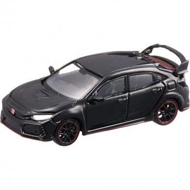 Mini GT Modeliukas 2017 Honda Civic Type R (FK8) left hand drive, black (yra sandėlyje)