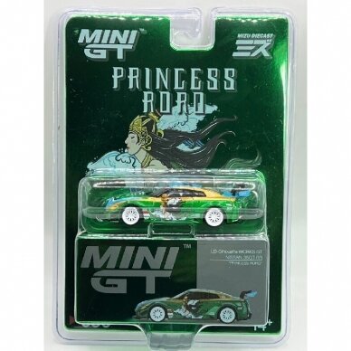 Mini GT LB Silhouette Works Nissan GT 35GT-RR Ver.2 *RORO*, green/blue