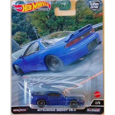 Hot Wheels Premium Modeliukas Mitsubishi 3000GT VR-4, blue (yra sandėlyje)