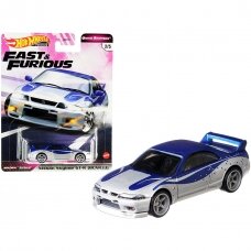 Hot Wheels Premium Nissan Skyline GT-R R33 F&F, blue/silver