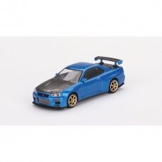 Mini GT Nissan Skyline GT-R (R34) Top Secret, bayside blue