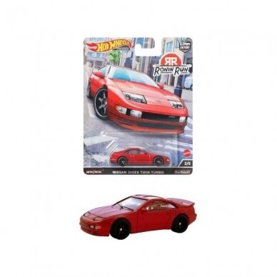 Hot Wheels Premium Modeliukas Nissan 300ZX Twin Turbo 2/5 *Ronin Run*, red (yra sandėlyje)