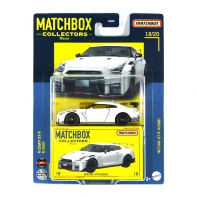 Matchbox Modeliukas Nissan GT-R Nismo, white