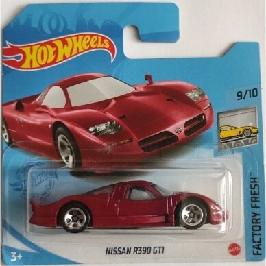 Hot Wheels Modeliukas Nissan R390 GTI Red HW Factory Fresh