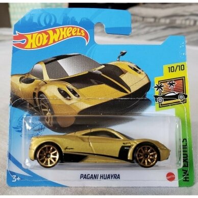 Hot Wheels Modeliukas Pagani Huayra Gold