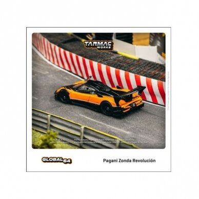 PRE-ORD3R Tarmac Works Pagani Zonda Revolucion, orange/black