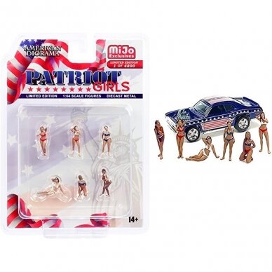 American Diorama Patriot Girls Mijo Figure set, various