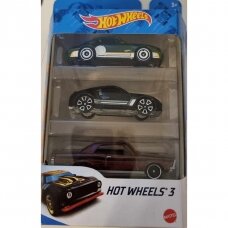 Hot Wheels Modeliukas Porsche 911, Nissan 370 Z 3-pack (IŠPAKUOTAS ir PAKEISTAS MODELIS) (yra sandėlyje)