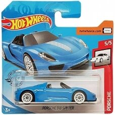 Hot Wheels Modeliukas Porsche 918 Spyder 5/5 Short Card