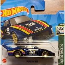 Hot Wheels Modeliukas Porsche 935 #135 Retro Racers 8/10 Blue short card