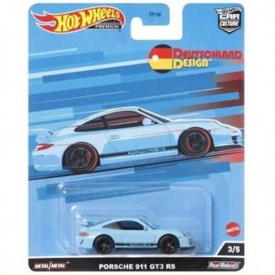 Hot Wheels Premium Modeliukas Porsche 911 GT3 RS, blue