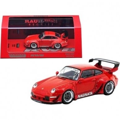 Tarmac Works Porsche RWB 993 Naginata USA Special Edition, red