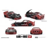 PRE-ORD3R Mini GT Modeliukas 1/64 1978 Nissan Fairlady Z Kaido GT Advan, black/red