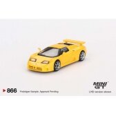 PRE-ORD3R Mini GT Modeliukas 1/64 1995 Bugatti EB110 Super Sport Giallo Bugatti, yellow