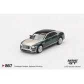 PRE-ORD3R Mini GT Modeliukas 1/64 2024 Bentley Flying Spur, white sand verdant