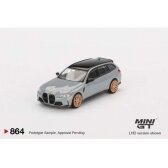 PRE-ORD3R Mini GT Modeliukas 1/64 2024 BMW M3 Touring (G81), Competition Brooklyn Grey