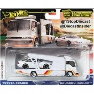 PRE-ORDER Hot Wheels Premium Team Transport Modeliukas Toyota Soarer & Japan Double Decker Hauler