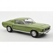 PRE-ORD3R Norev 1/12 1968 Ford Mustang Fastback GT, Light Green Metallic