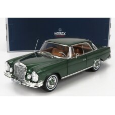 PRE-ORD3R Norev 1/18 1965-1967 Mercedes Benz 250 SE Coupe with brown Interior, green