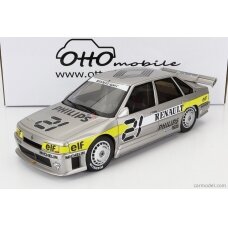 PRE-ORD3R OttOmobile Miniatures Modeliukas 1/18 1988 Renault 21 Super Production *Resin series*, silver/yellow